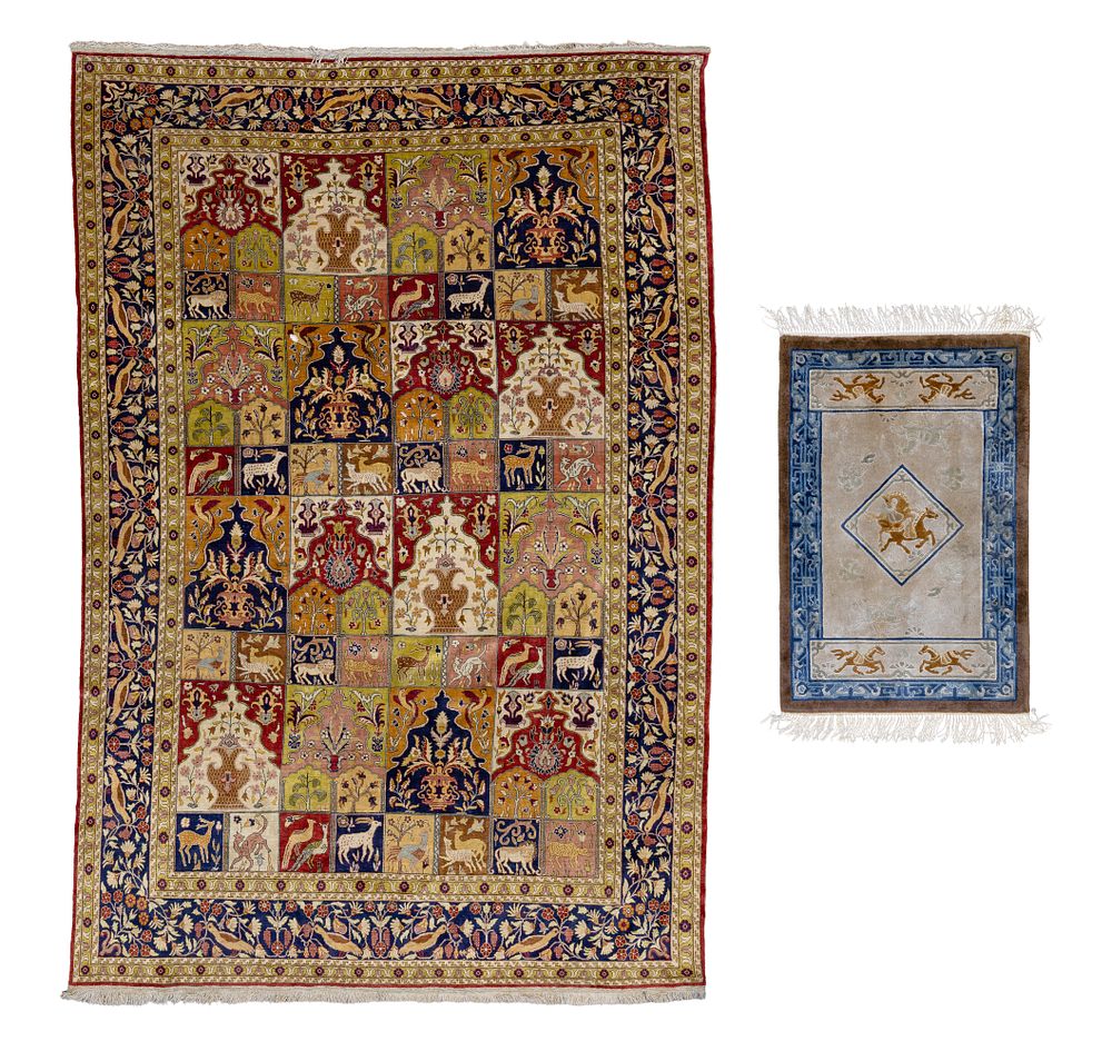 Lot 279: Turkish Silk Blend Rug