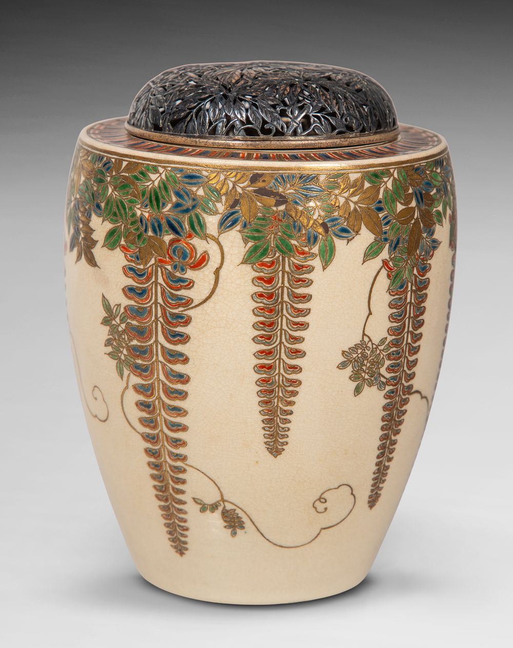 Lot 298: Japanese Satsuma Censer