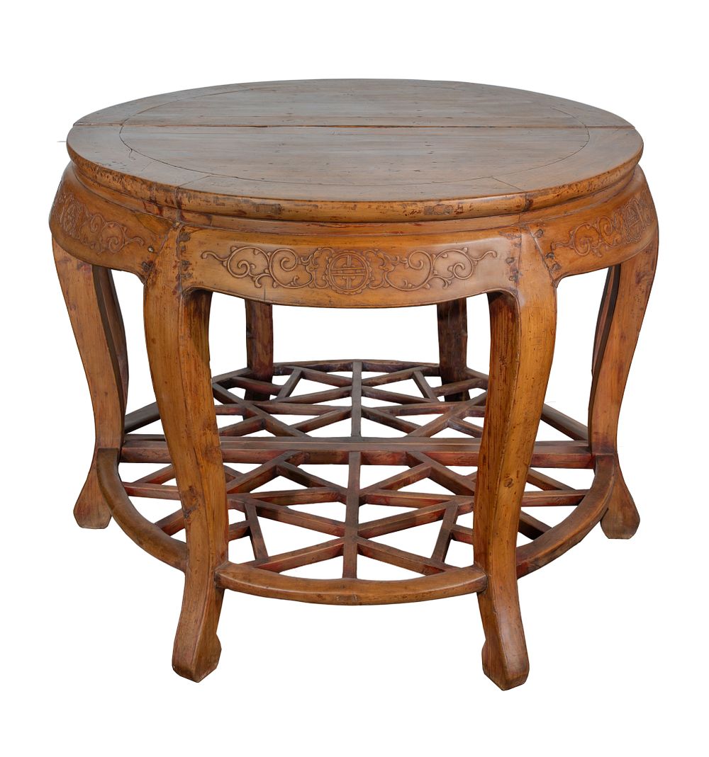 Lot 313: Chinese Demilune Tables