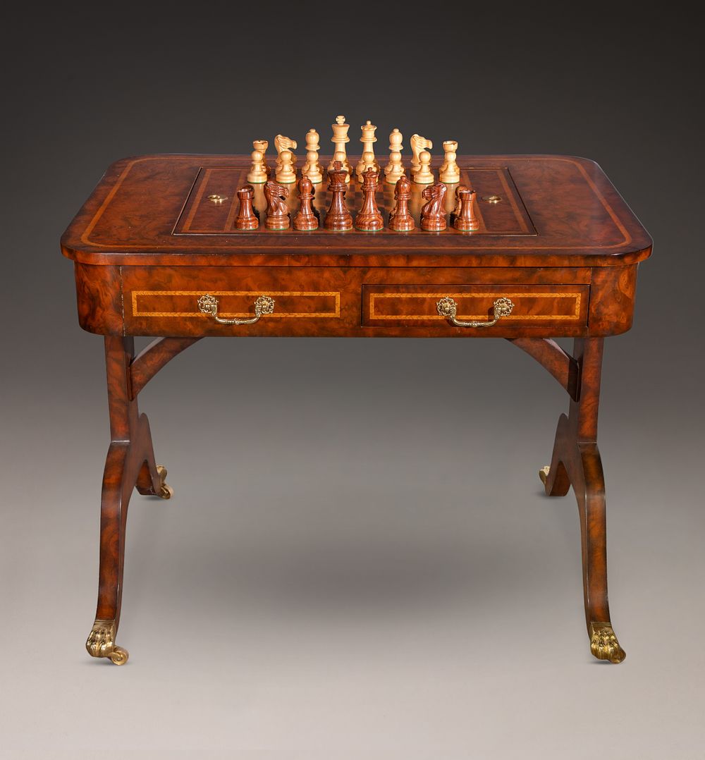 Lot 321: Maitland Smith Game Table