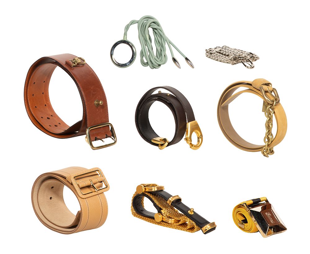 Lot 372: Designer Belt Assortment