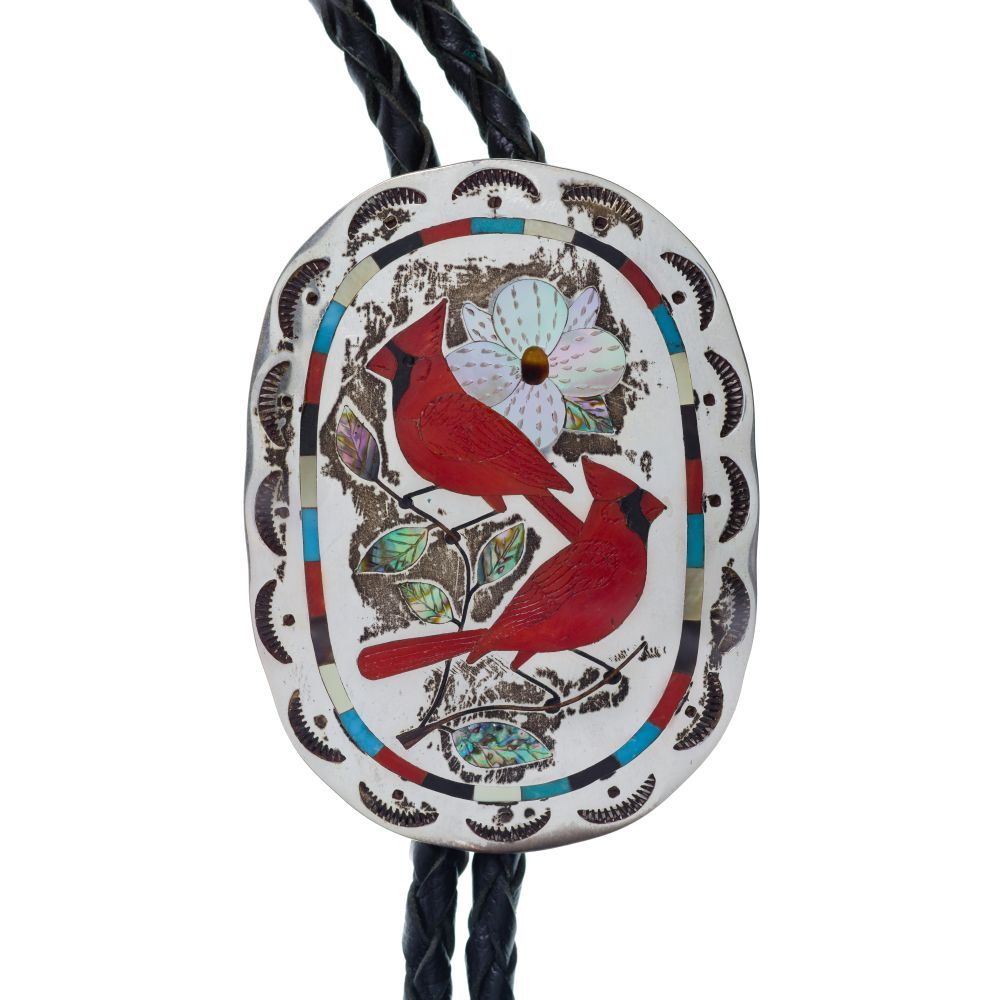 Lot 380: Albert and Dolly Banteah Sterling Silver Bolo Tie Slide