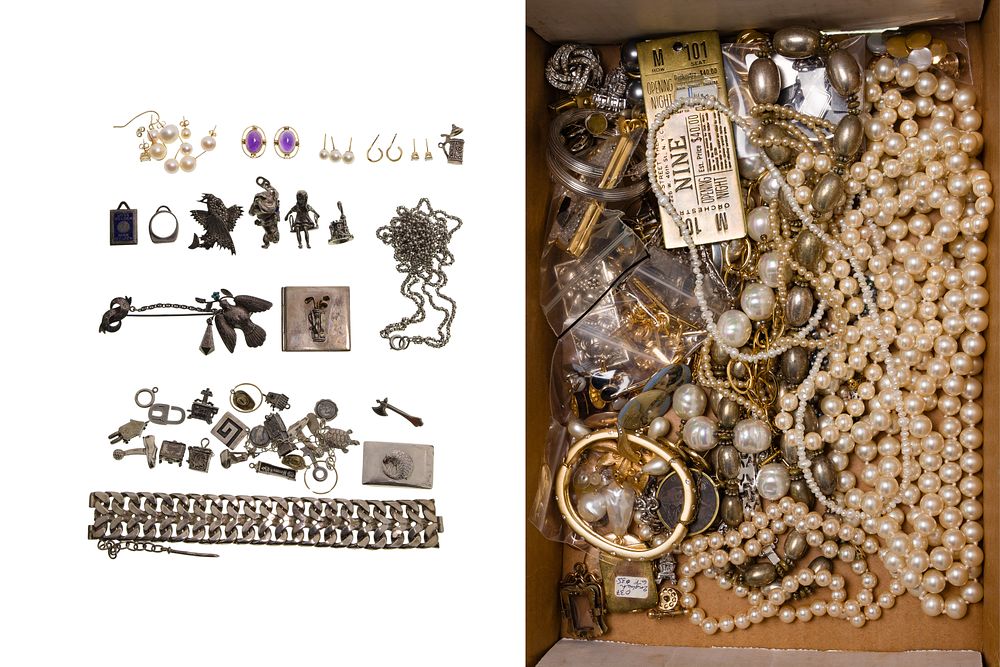 Lot 388: Gold, Silver, Designer and Costume Jewelry Assortment
