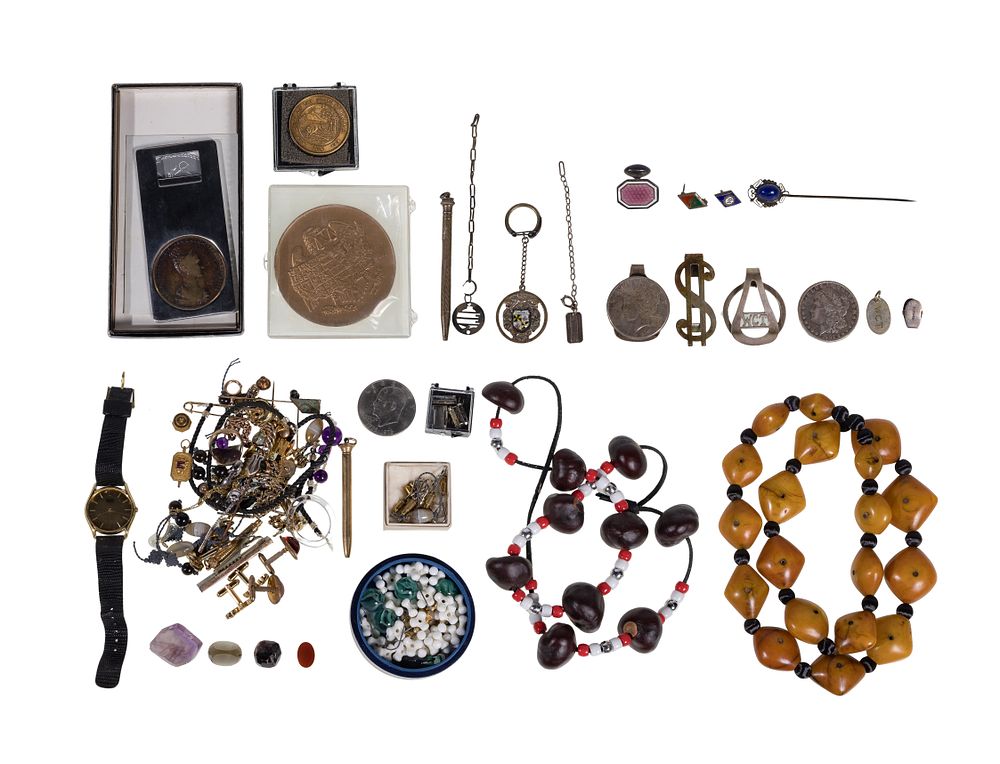 Lot 389: Sterling Silver and Costume Jewelry Assortment