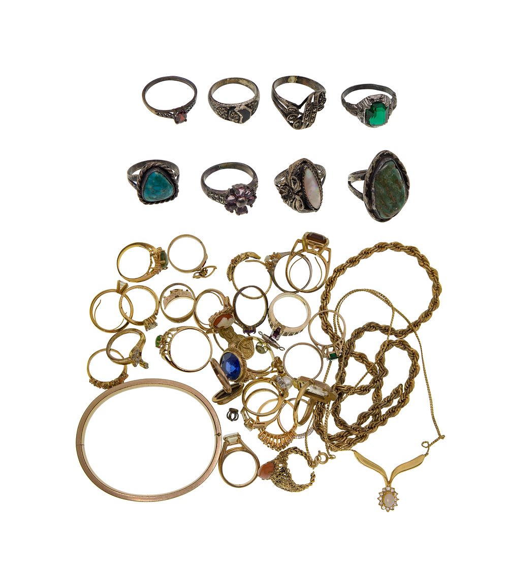 Lot 390: Sterling Silver and Costume Jewelry Assortment