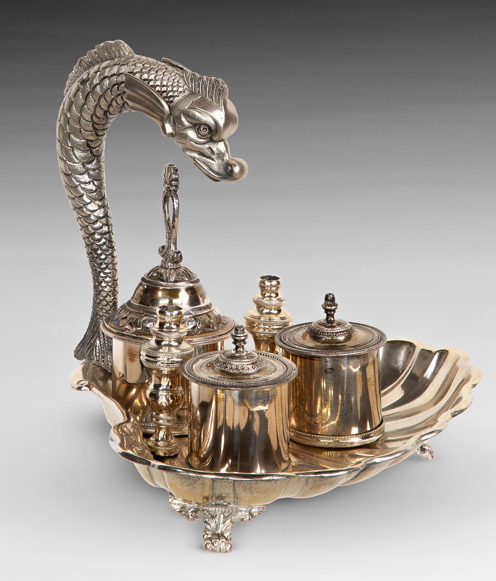 Lot 402: European Silver Condiment Server