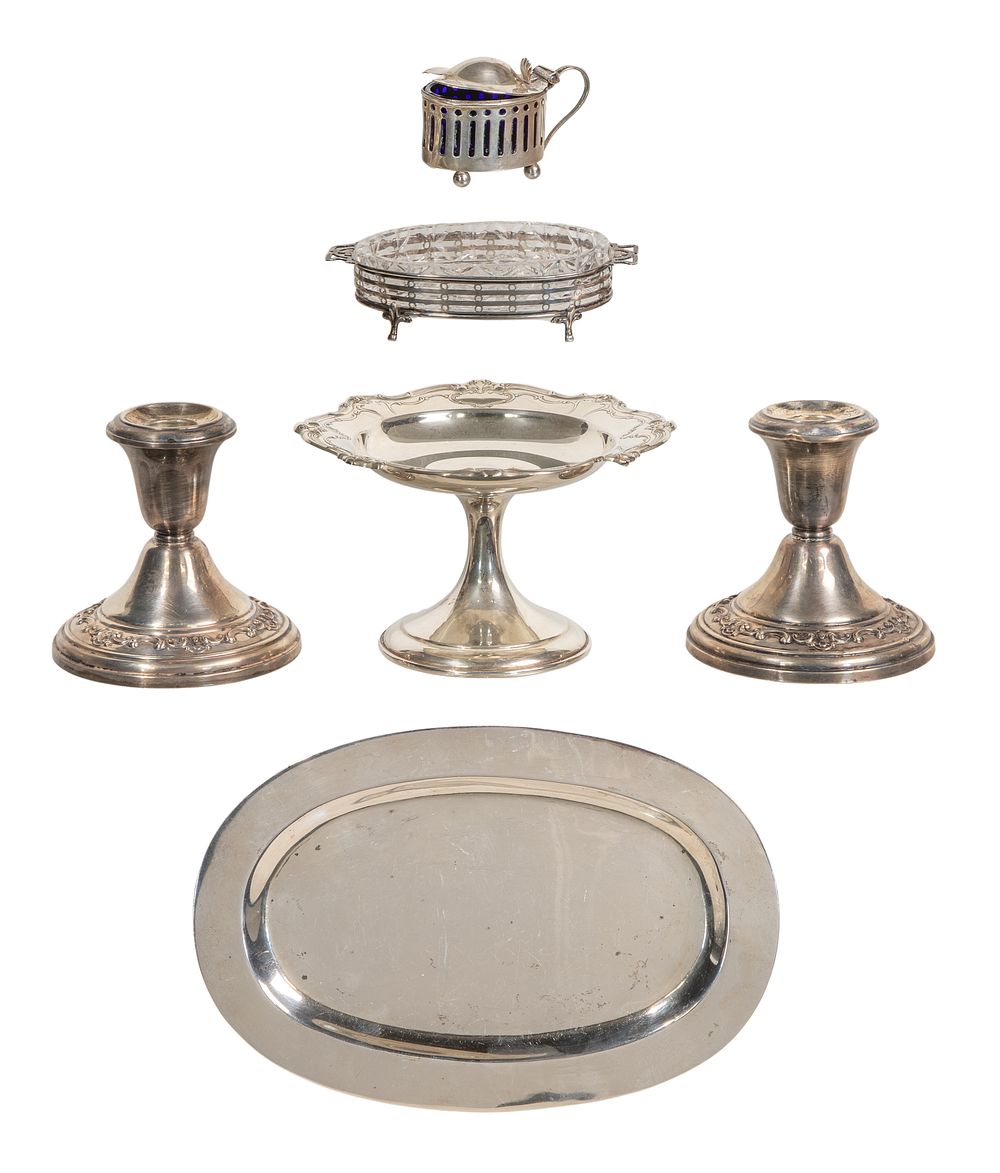 Lot 404: Sterling Silver Object Assortment