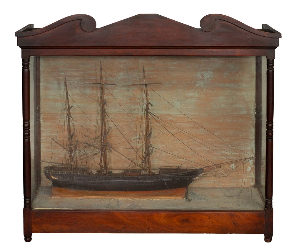 Lot 431: Model Ship in Vitrine
