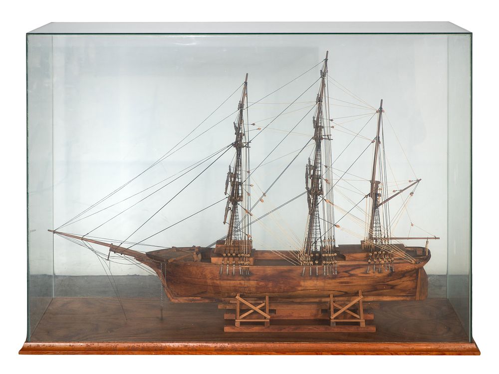 Lot 432: Model Ship in Vitrine