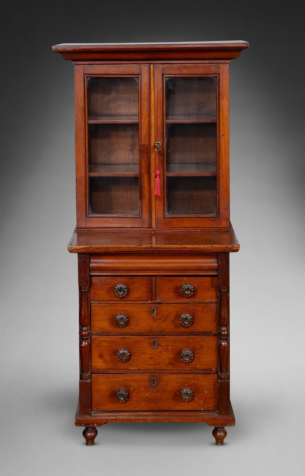 Lot 435: Diminutive Federal Style Cabinet