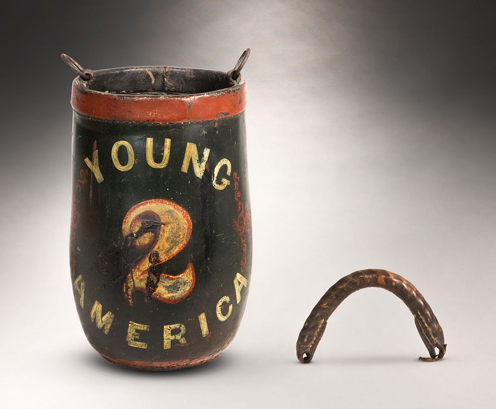 Lot 442: Young America No.2 Leather Fire Bucket