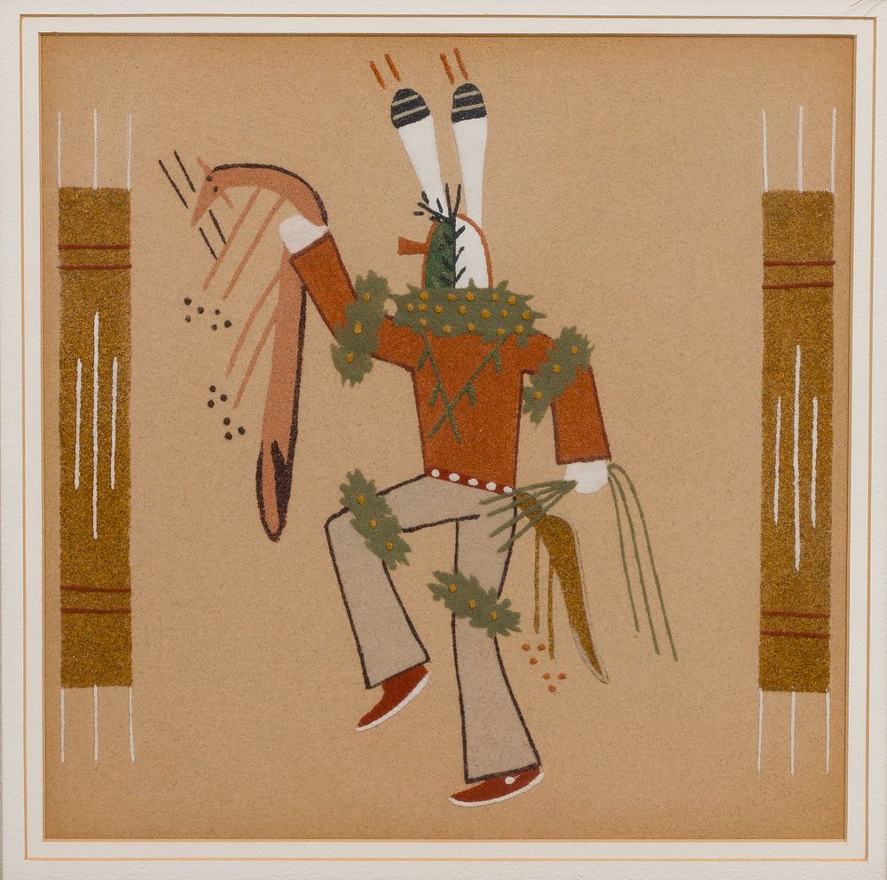 Lot 447: Unknown Artist (American / Dine, 20th Century) Sand on Board