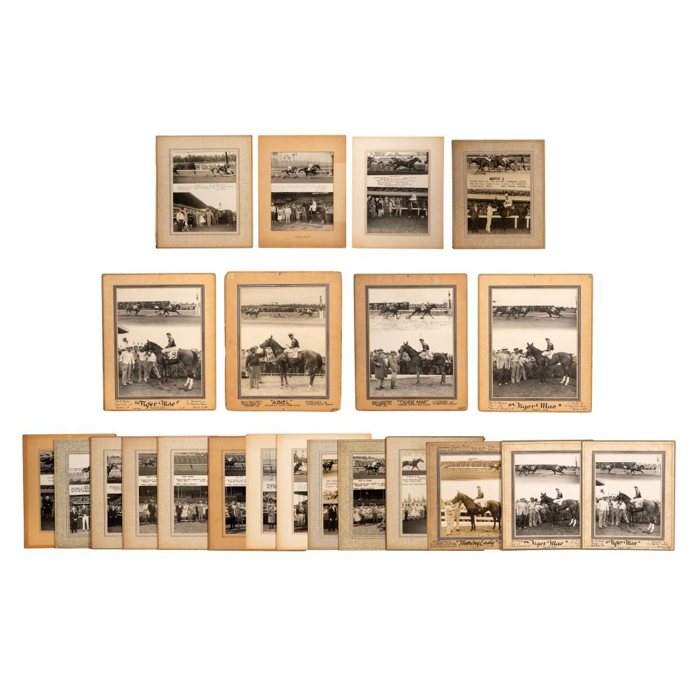 Lot 456: Horse Racing Winner's Circle Photograph Assortment