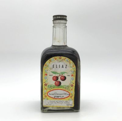 Israel Dessert Wishniak Wine - Eliaz Binyamina. Israeli wine. Produced and bottled by Eliaz Wine 