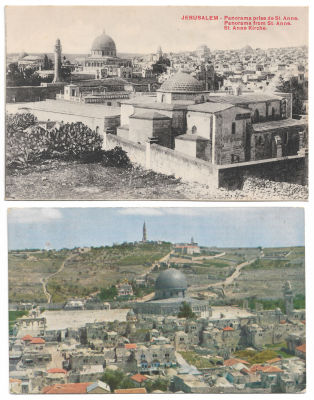 Collection of 17 Postcards - Temple Mount, Jerusalem. Collection of 17 postcards depicting The 