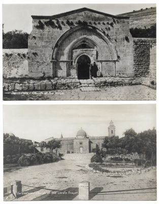 Collection of 28 Postcards - Holy Sites, Jerusalem. Collection of 28 postcards depicting holy 