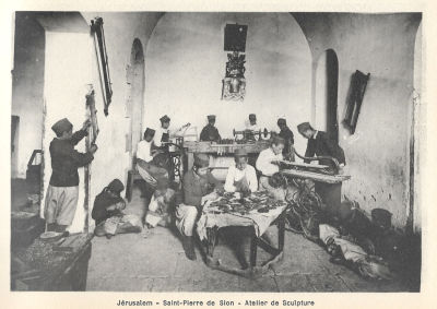 Photo Booklet - Ratisbonne Orphanage, Jerusalem. Booklet with 18 photographs, apparently printed 