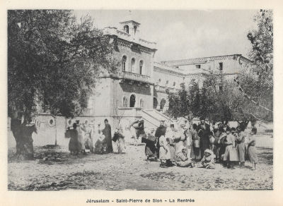 Photo Booklet - Ratisbonne Orphanage, Jerusalem. Booklet with 18 photographs depicting the 