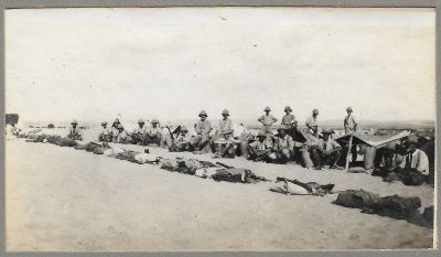 Photograph Album - Battle Over Palestine - WWI. Album with 24 photographs documenting views and 
