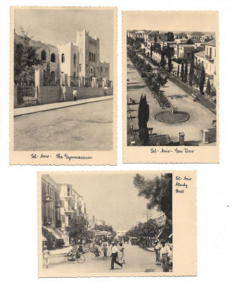 Collection of 20 Postcards of Tel Aviv, Palestine. Collection of 20 postcards depicting Tel Aviv 