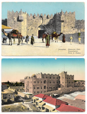 Collection of 26 Palestine Postcards by Vester. Collection of 26 Postcards from a series showing 