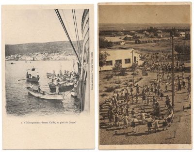 Collection of 66 Postcards of Palestine. Collection of 66 postcards depicting views in 