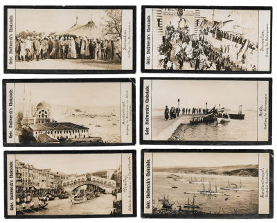 Photos of Kaiser Wilhelm Journey to Palestine 1898. Two full sets of 6 cards each (12 cards in 