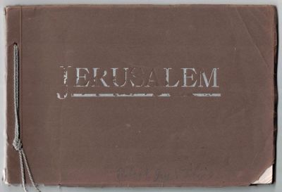 Jerusalem - Photographic Images Book - 19th Century. Album titled Jerusalem, showing 