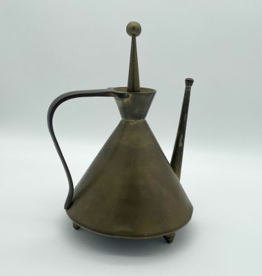 Brass Jug - Pal Bell, Israel. Jug or Kettle. Apparently Brass. Made by Pal Bell Israel. Fully 