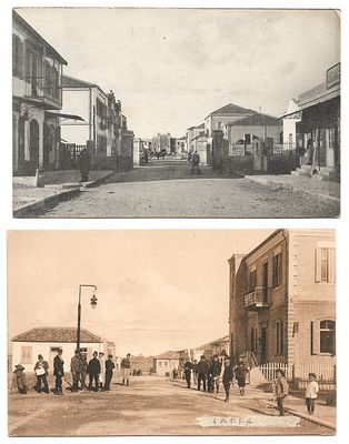 2 Postcards - Tel Aviv in Its Early Year - Krugliakov. Two Postcards showing phot images of the 