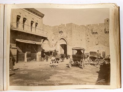 Album - the Holy Land - American Colony, Jerusalem. Album with 48 Photographs of the Holy Land 