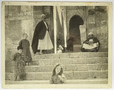 Collection of 12 Large Photos - Palestine Views. 12 Photographs showing views and occurrences in 