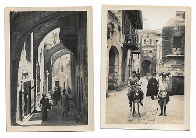 26 Photos of Jerusalem - Matson, Palestine. Two complete photograph sets published by Eric 