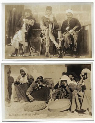 Photo Postcard Set - Palestine Types - Craftsmen. A set of 12 photographic postcards featuring 