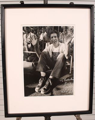 American Photo, Inscribed. Size: frame 21"H x 17"W sight 13.5"H x 10"W Condition: Shipping: 