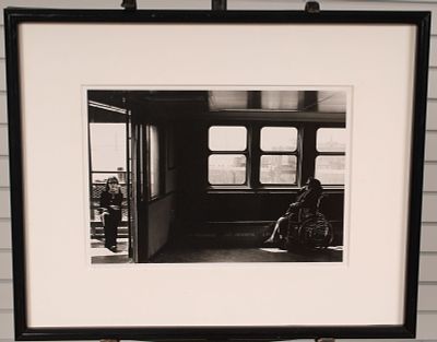 Michael Hanulak, American Photo, NY SI Ferry. Size: frame 17"H x 21"W sight 9.5"H x 13.5"W 
