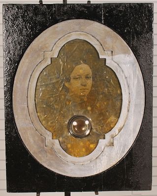 Bill Barrett, Assemblage, Anonymous Woman #8. Size: 36"H x 28.25"W x 4"D Condition: Shipping: 