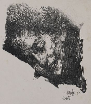 Woman Resting, Portrait By Richard Winckel. Woman resting portrait by Friedrich Wilhelm Ludwig 