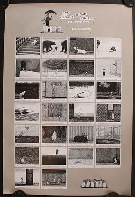 Edward Gorey, The Gashlycrumb Tinies Poster. Edward Gorey, The Gashlycrumb Tinies Poster. New 