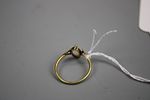 18ct Gold Ring Missing Stone Approx W1.8gImage - 1