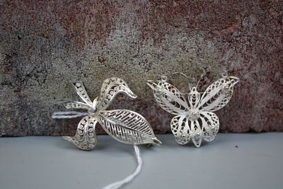 Two Silver Brooches