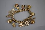 9ct Gold Bracelet &amp; Charms Approx. Gross Weight 61.3g (10% buyer’s premium on this Lot)Image - 1