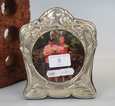 Hallmarked Art Nouveau Style Photo Frame