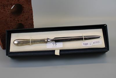 Hallmarked Silver Handled Letter Opener