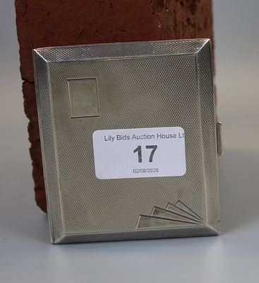 Hallmarked Silver Cigarette Case Approx. Weight 91.7g