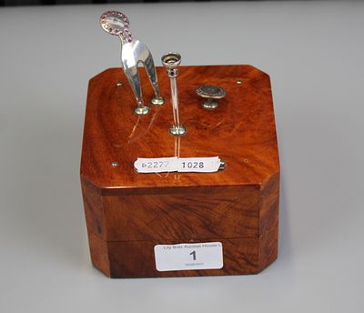 Boxed Silver &amp; Ruby Set Presentation Golf Set