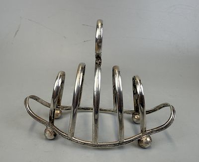 Hallmarked Silver Toast Rack - Approx W87g