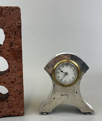 Hallmarked Silver Clock (not working)