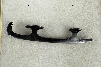 Vintage Silver Brooch in the Form of an Ice Skate