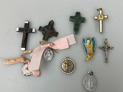 Collection of Religious Pendants Etc